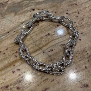 Banana Republic Chunky Silver Chain Necklace